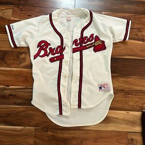 vintage braves baseball jersey
